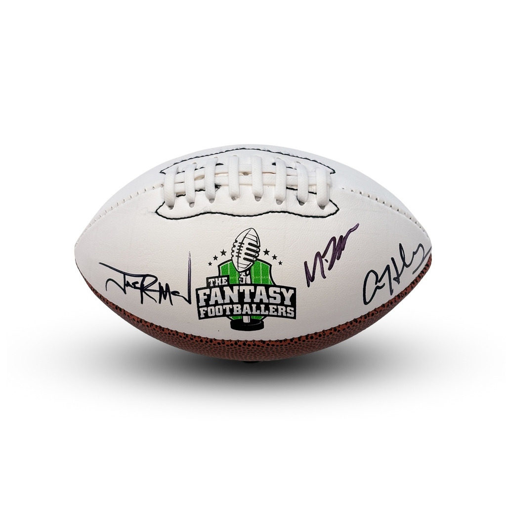 Fantasy Footballers Autographed Mini-Football