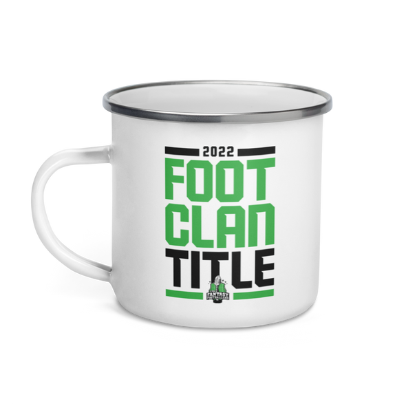 2022 #FootClanTitle Enamel Mug