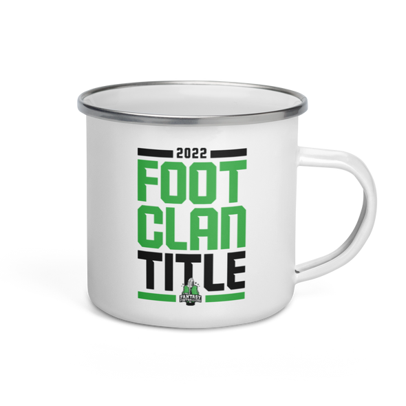 2022 #FootClanTitle Enamel Mug