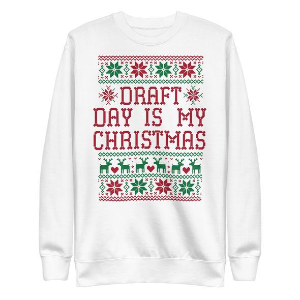 Draft Day Is My Christmas Fleece Pullover