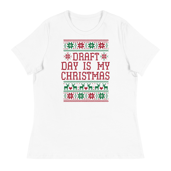 Draft Day Is My Christmas Women's T-Shirt