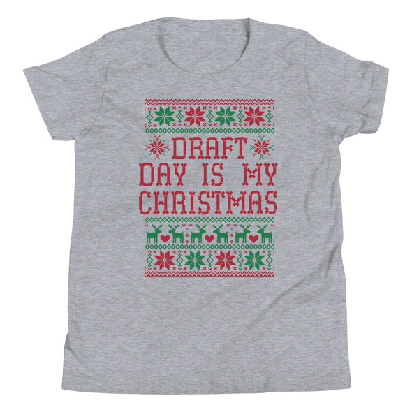 Draft Day Is My Christmas Youth T-Shirt