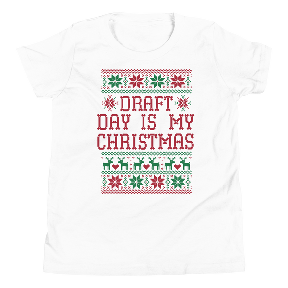 Draft Day Is My Christmas Youth T-Shirt