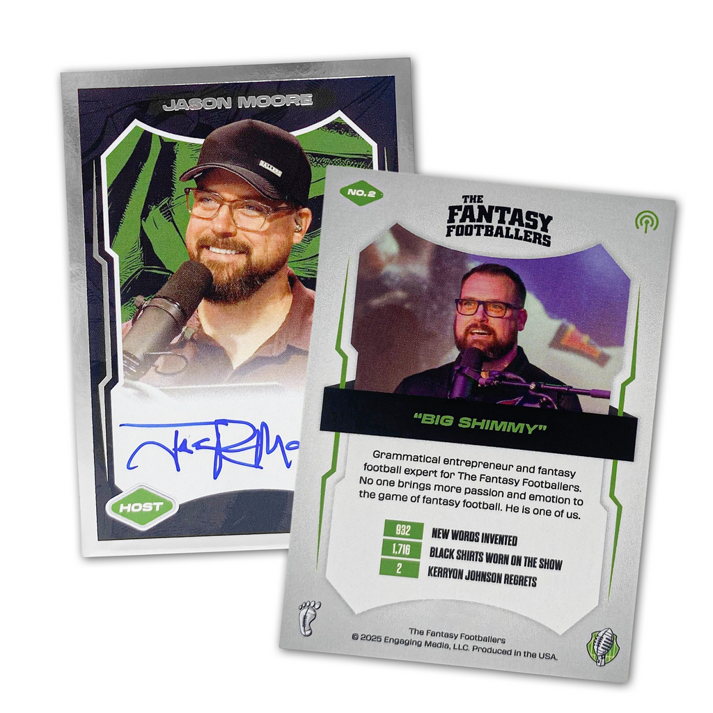 Autographed Fantasy Footballers Trading Card Set (Sold Out)