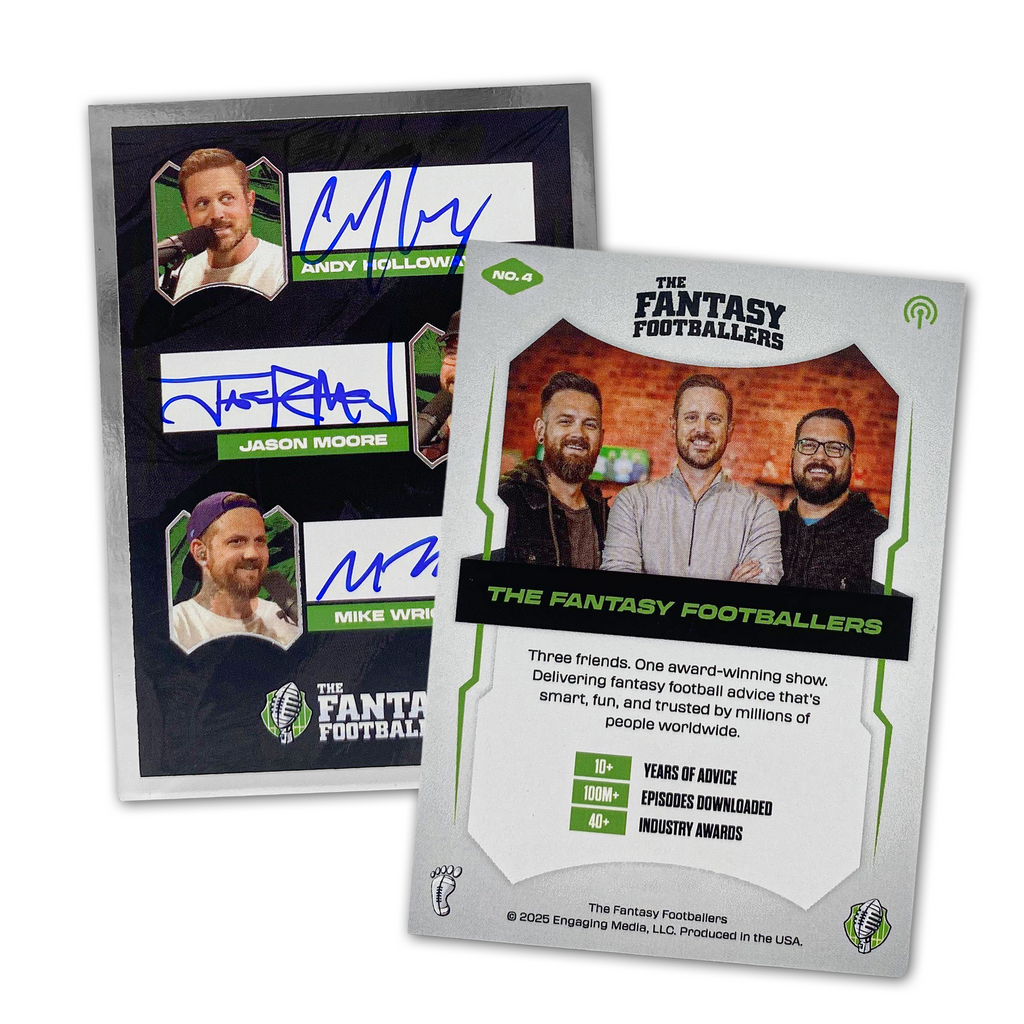 Autographed Fantasy Footballers Trading Card Set (Sold Out)