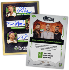 Autographed Fantasy Footballers Trading Card Set (Sold Out)
