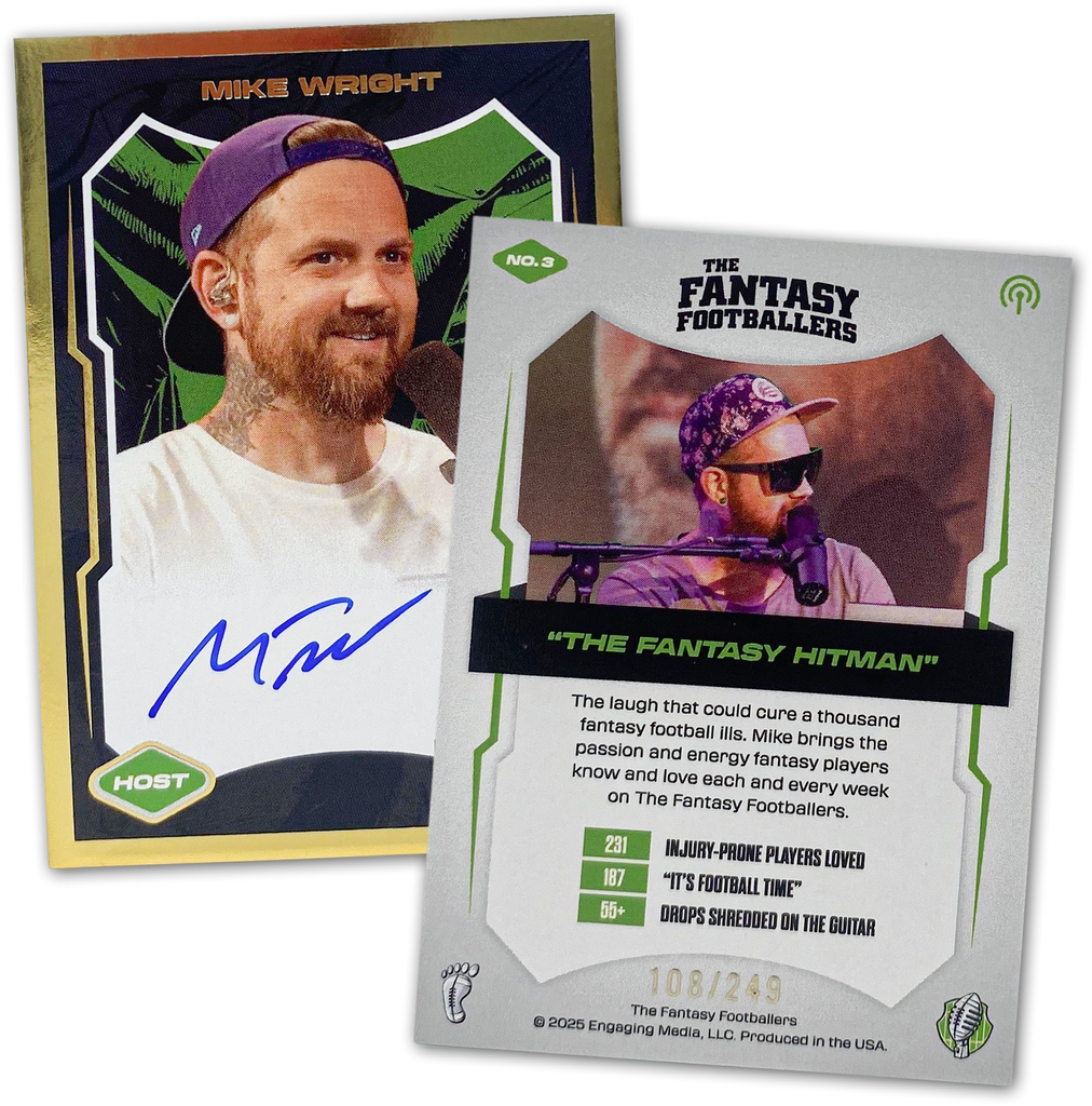 Autographed Fantasy Footballers Trading Card Set (Sold Out)