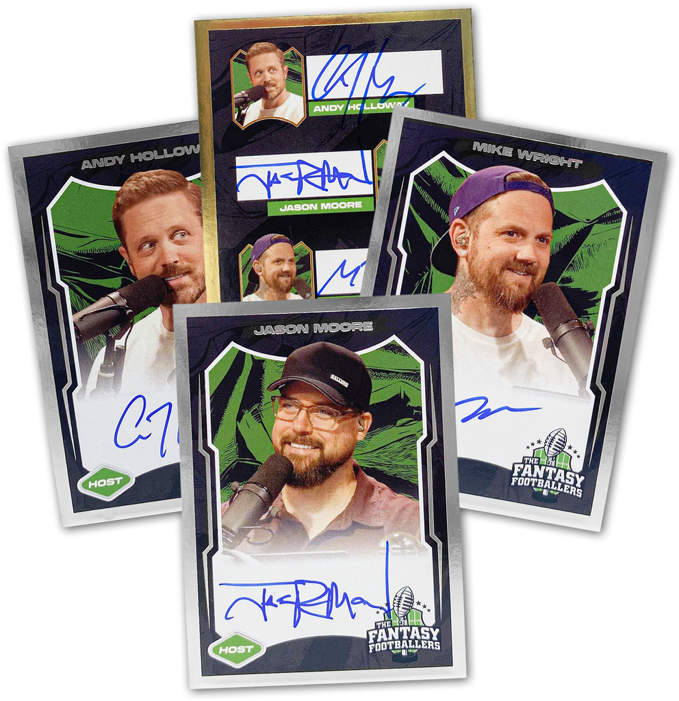 Autographed Fantasy Footballers Trading Card Set (Sold Out)