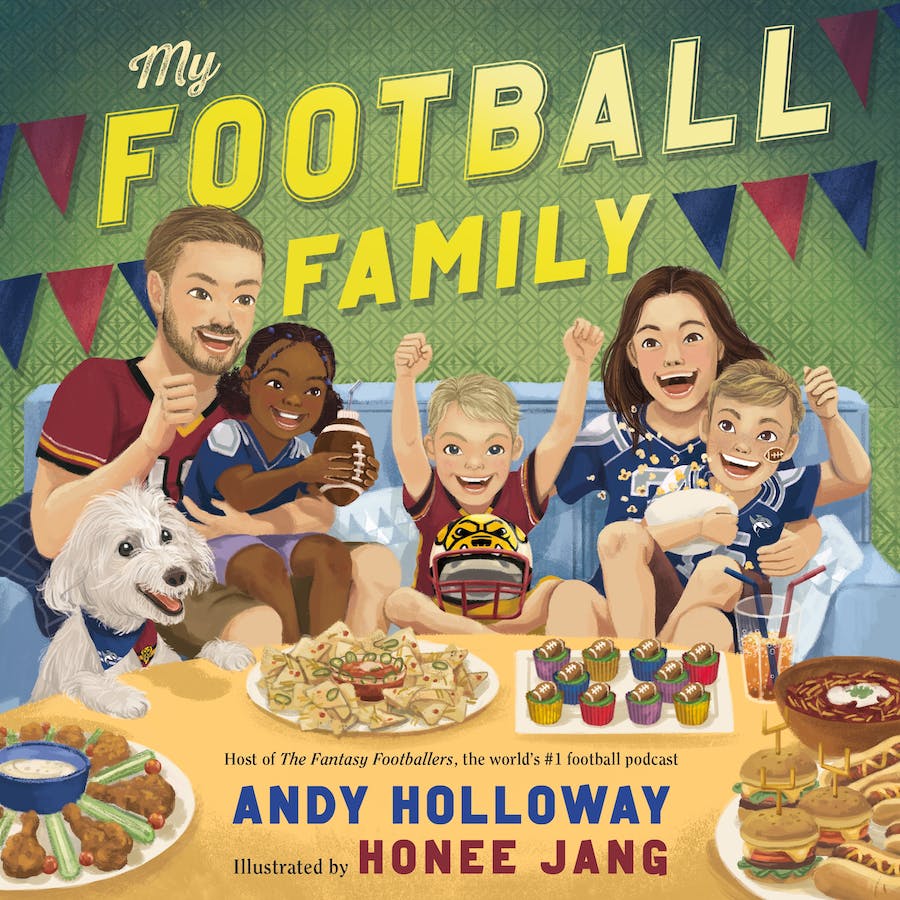 MY FOOTBALL FAMILY Children's Book (Signed Copy) The Fantasy Footballers