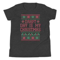 Draft Day Is My Christmas Youth T-Shirt