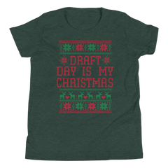 Draft Day Is My Christmas Youth T-Shirt