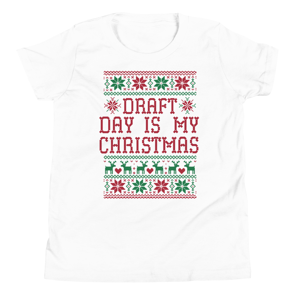 Draft Day Is My Christmas Youth T-Shirt